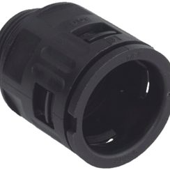 Anschlussnippel Flexa-Quick schwarz AGRO M20 für Rohrflex Ø15.8mm