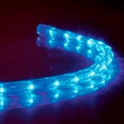 Lichtschlauch LED blau schneidbar à 1m / LED-DL2W-BL. Nicht geeignet für die Dauerinstallation im Freien