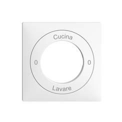 Frontset 0-Cucina-0-Lavare EDIZIOdue 60x60mm weiss