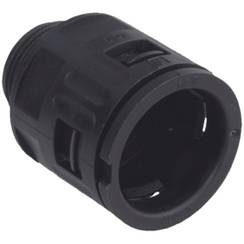 Anschlussnippel Flexa-Quick schwarz AGRO PG36 für Rohrflex Ø42.5mm