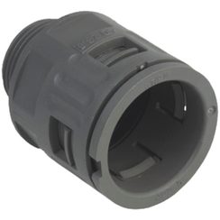 Anschlussnippel Flexa-Quick schwarz AGRO PG29 für Rohrflex Ø34.5mm