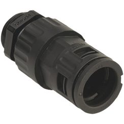 Schlauchverschraubung M50 Ø42.5mm schwarz, Flexa-Quick für Rohrflex