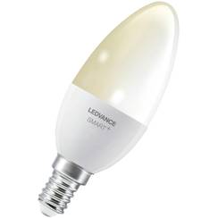 LED-Lampe SMART+ BT Candle B40 40 E14, 5W, 2700K, 470lm, 200°, DIM, opal