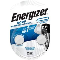 Knopfzelle Lithium Energizer CR2025 3V, 2er Blister
