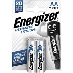 Batterie Lithium Energizer Ultimate LR6 1.5V Blister à 2 Stück