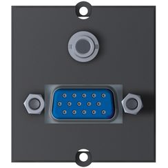 Modul VGA MH 15-polig Buchse/Buchse und Miniklinke 3.5mm