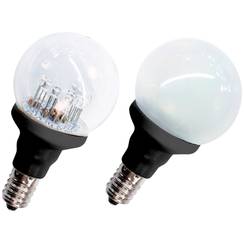 LED-Zierlampe Golf Ball klar E14 0.5W 12V 8 LED warmweiss