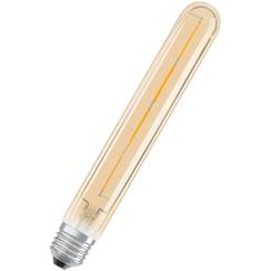 LED-Lampe 1906 TUBULAR E27, 4W, 240V, 2000K, Ø32x185mm, gold, klar