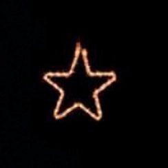 LED Mini Star, warmwhite 230V 4,5W 24x30cm warmweiss