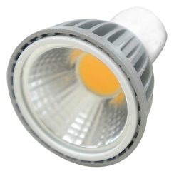 LED-Lampe LED-COB, 6W, 3000K, GU10, 230V, CRI 90, 80°, 450lm