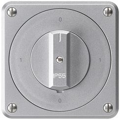 UP-Drehschalter robusto IP55 S0/1P aluminium für Kombination