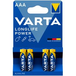 Varta Longlife Power AAA Micro LR03 Alkali 4er Bli