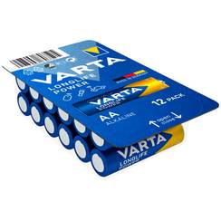 Batterie Alkali Varta Longlife Power AA 12er Big Box