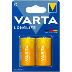 Batterie Alkali VARTA Longlife C Blister à 2Stück