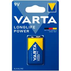 Batterie Alkali VARTA Longlife Power 9V Blister à 1Stück