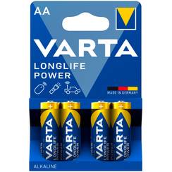 Batterie Alkali VARTA Longlife Power AA Blister à 4Stück