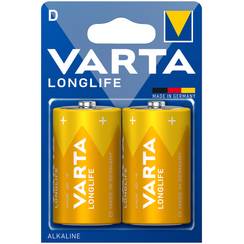 Batterie Alkali VARTA Longlife Extra D Blister à 2Stück