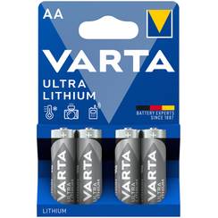 Batterie Lithium VARTA Ultra AA 1.5V Blister à 4Stück